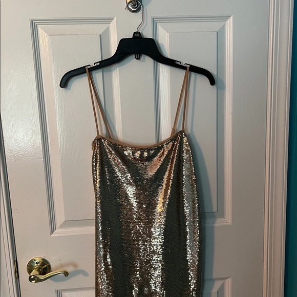 Free people, time to shine sequin mini - gold - Picture 2 of 4